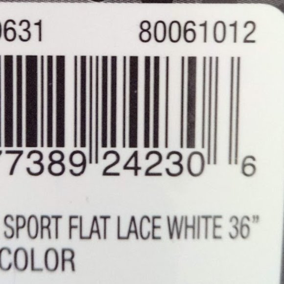 New Diadora Sport Flat White Laces 36" 91 cm Length - Picture 4 of 7